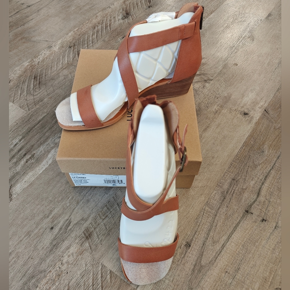 Lucky Brand Women's LP-Caisby Wedge Sandal 9.5